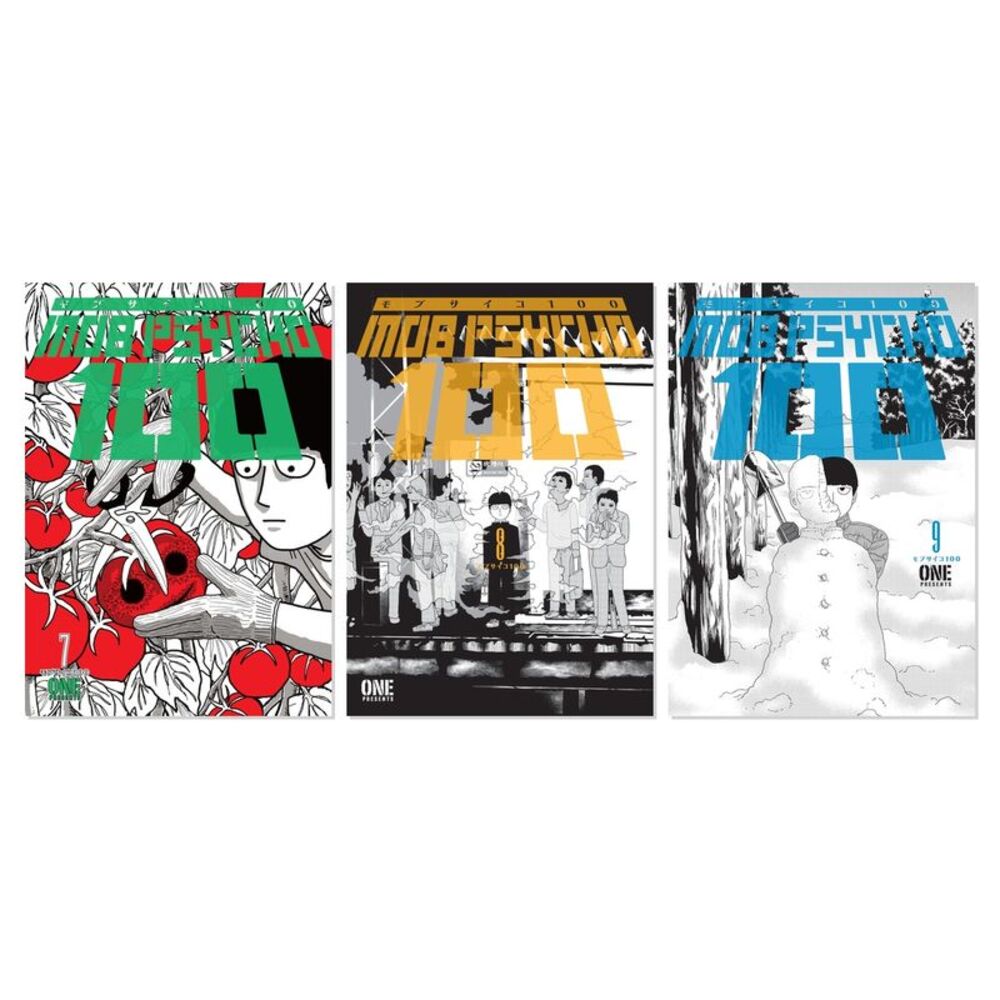 Mob Psycho 100 Advanced Arc (Volumes 7-9) Vol. 7-9 3-Book Manga Bundle Set